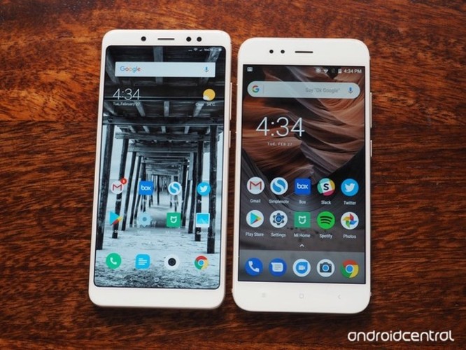 So sánh Xiaomi Redmi Note 5 Pro và Mi A1: Khi MIUI đối đầu Android One - Ảnh 1