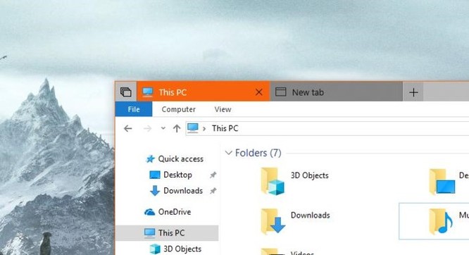 Microsoft cuối cùng đã mang 'tab' lên File Explorer - Ảnh 1