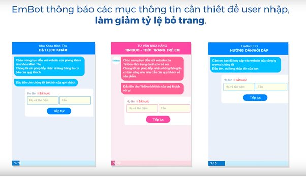 EmBot EFO - Chatbot thu thập thông tin người dùng ra phiên bản tiếng Việt - Ảnh 1
