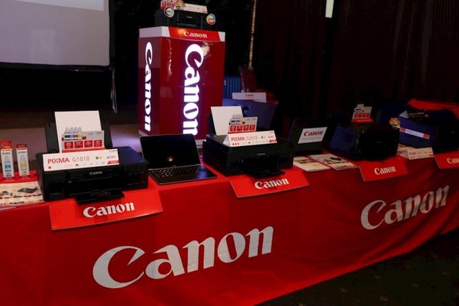 Canon giới thiệu 4 máy in phun dòng G và 2 máy in laser mới - Ảnh 1
