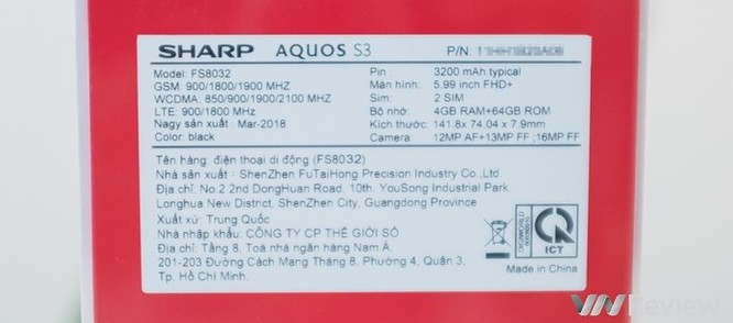 Cận cảnh Sharp Aquos S3 đầu tiên tại Việt Nam: màn tai thỏ 6 inch, Snapdragon 630, giá dự kiến 11 triệu đồng - Ảnh 3