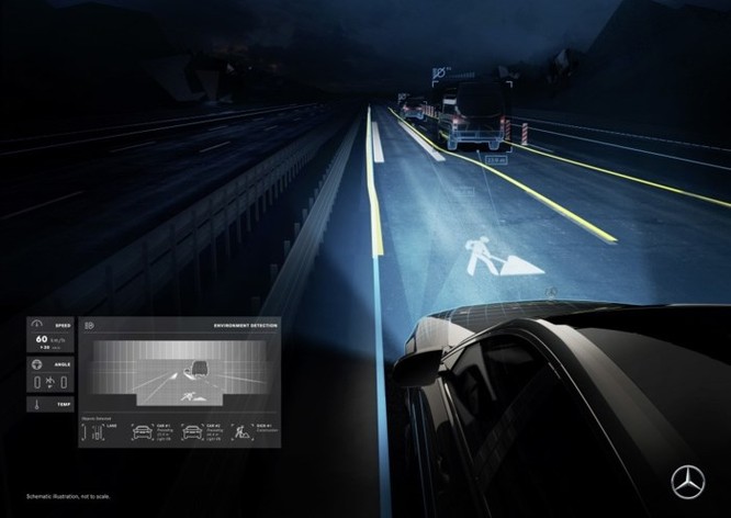 Mercedes-Maybach với Digital Light 'vẽ' được những gì lên mặt đường? ảnh 2