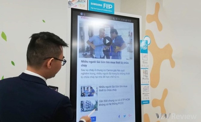 Samsung ra mắt 'bảng làm việc tương lai' Flip WM55H tại Việt Nam ảnh 3