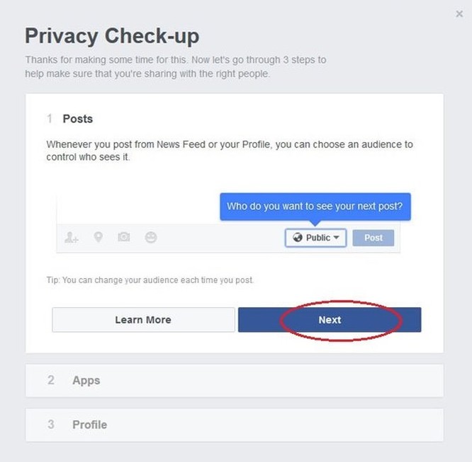 Hướng dẫn sử dụng công cụ rà soát mức độ riêng tư mới của Facebook ảnh 2