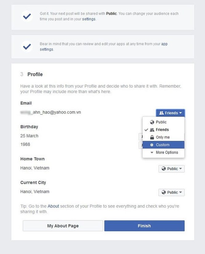 Hướng dẫn sử dụng công cụ rà soát mức độ riêng tư mới của Facebook ảnh 4