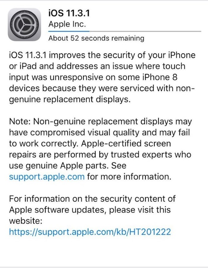 Apple cảnh báo người dùng iOS mới nhất: 'không để bên thứ ba sửa chữa iPhone và iPad' ảnh 1