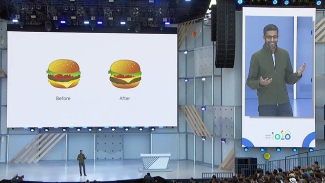 Tại sao CEO Google phải xin lỗi về biểu tượng cảm xúc bánh burger? ảnh 1
