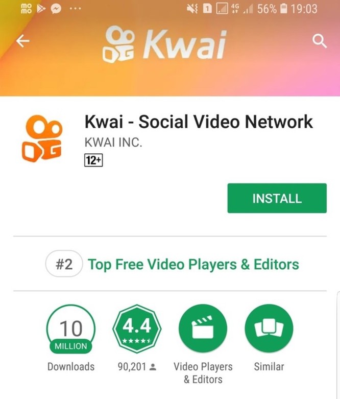Ứng dụng mạng xã hội video Kwai lọt top ứng dụng video hàng đầu trên chợ ứng dụng ảnh 2