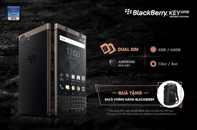 BlackBerry KEYone Bronze Edition chính thức lộ diện ảnh 1