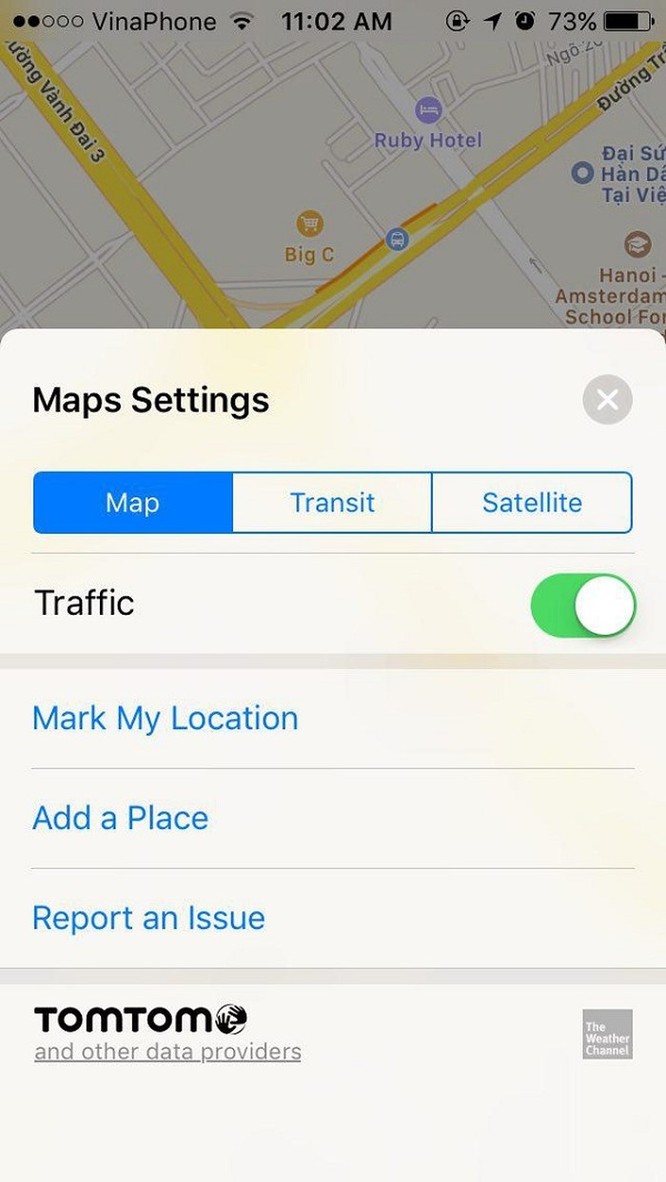 Hướng dẫn cách xem tắc đường trực tuyến cho iPhone ảnh 3