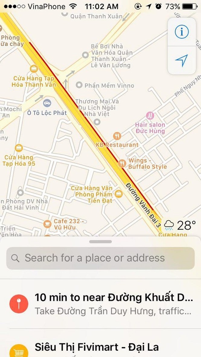 Hướng dẫn cách xem tắc đường trực tuyến cho iPhone ảnh 5