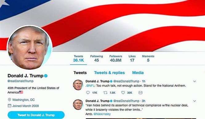 Họp riêng CEO Twitter, ông Trump than phiền vì mất lượt theo dõi ảnh 2