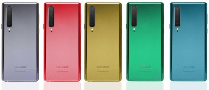 Bản dựng Galaxy Note 10 siêu đẹp với 4 camera dọc ảnh 6