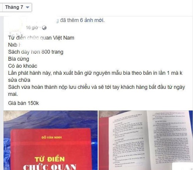 Hai phiên bản 'Từ điển chức quan Việt Nam', đâu là sách thật? ảnh 2