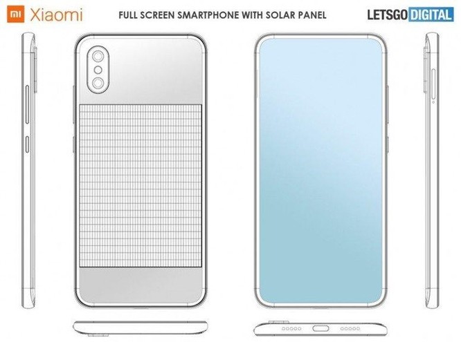 Rò rỉ thiết kế smartphone của Xiaomi tích hợp pin mặt trời ở mặt lưng ảnh 2