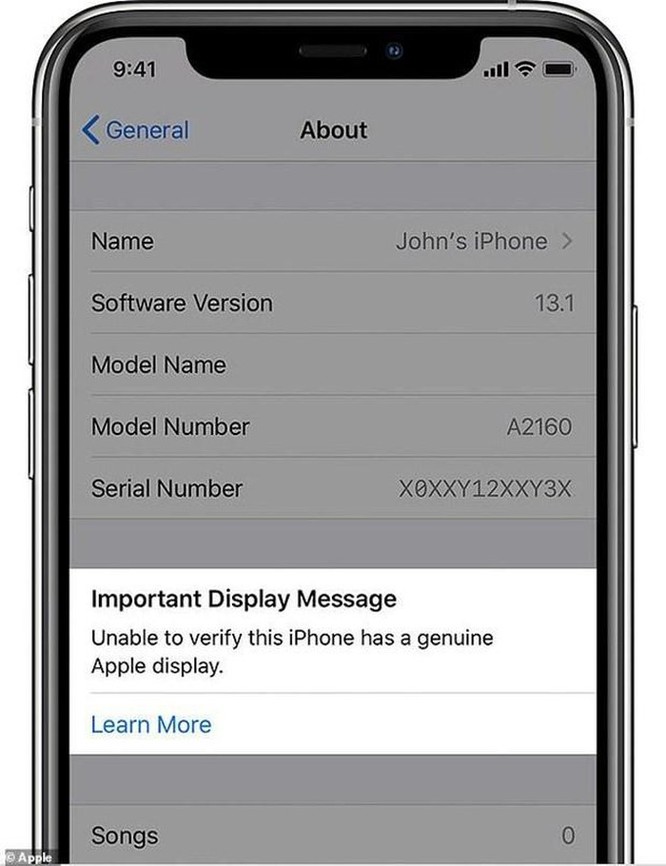 Apple cảnh báo iPhone 11 thay màn hình không chính hãng sẽ mất cảm ứng ảnh 1
