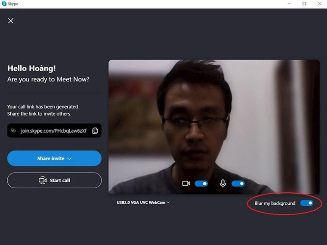 Hướng dẫn sử dụng Skype mới nhất: Tùy chọn phông nền ảnh 2