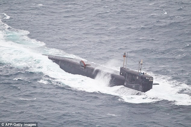 Tàu ngầm Nga cũng đang hoạt động trên Địa Trung Hải, gần bờ biển Syria