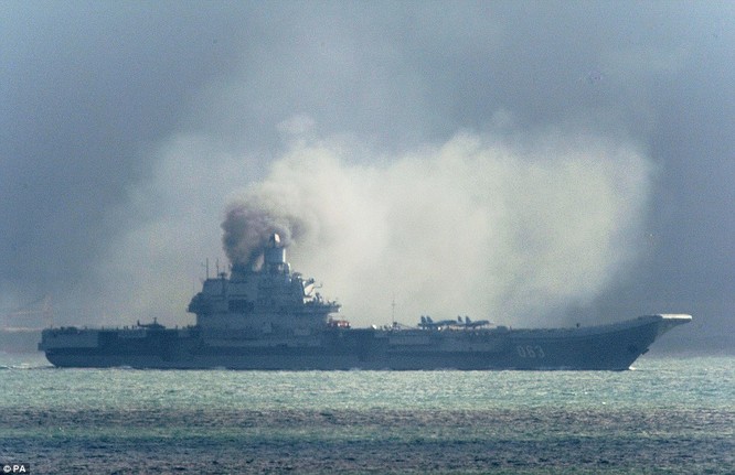 Lần đầu tiên Nga tung cụm tác chiến tàu sân bay Nga vào một cuộc chiến ở nước ngoài
