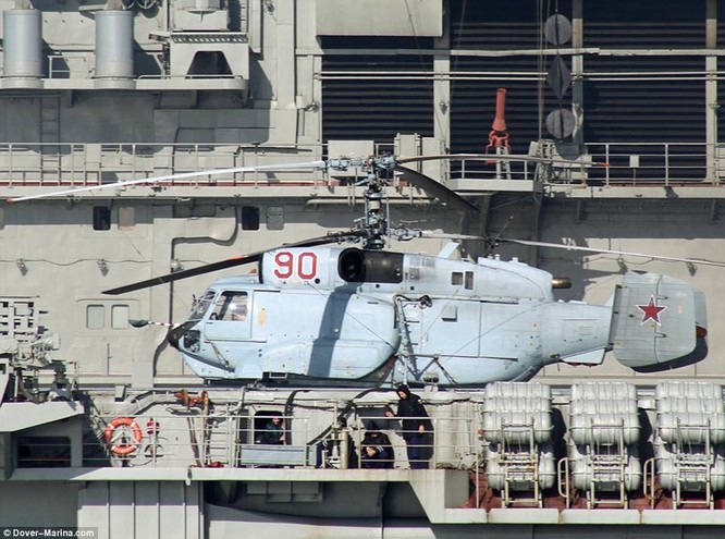 Máy bay trực thăng trên tàu Đô đốc Kuznetsov