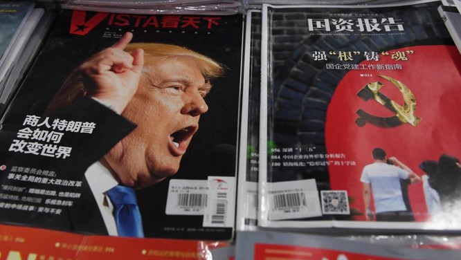 Ông Trump đang thu hút sự chú ý lớn từ truyền thông cho đến chính giới Trung Quốc