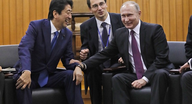 Nga và Nhật Bản gần đây đang có những chuyển động xích lại gần nhau