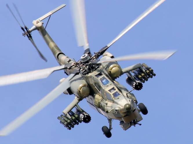 Trực thăng vũ trang Mi-28 của Nga chiến đấu tại Syria
