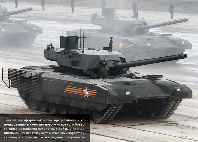 Siêu tăng Armata của Nga được xem là cách mạng về công nghệ