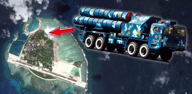 Quân đội Trung Quốc đã triển khai chiến đấu cơ J-11, tên lửa phòng không HQ-9, chiến đấu cơ J-11B và tên lửa HQ-9 tại đảo Phú Lâm ở quần đảo Hoàng Sa