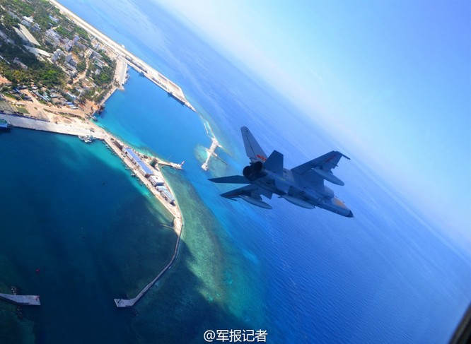 Chiến đấu cơ Trung Quốc hoạt động trái phép ở Biển Đông