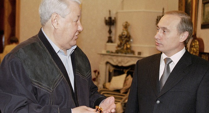 Ông Yeltsin được xem là người có công phát hiện ra ông Putin