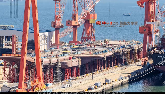 Trung Quốc sắp hoàn thiện tàu sân bay nội địa đầu tiên dựa theo mẫu tàu Liêu Ninh mua lại từ Ukraine