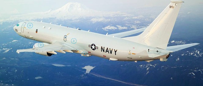 Máy bay tuần tra P-8 Poseidon của Mỹ thường xuyên tuần tiễu trên vùng nước Biển Đông