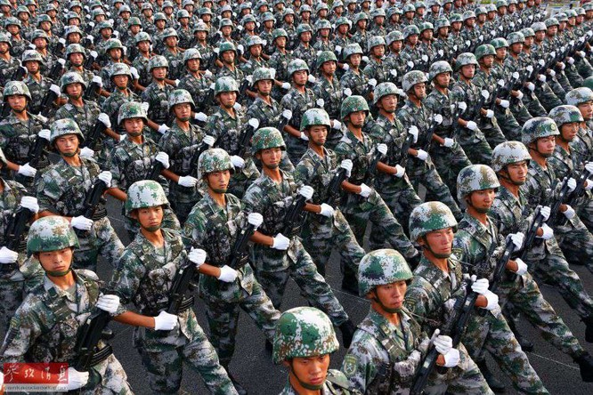 Trung Quốc có quân đội với quân số thường trực lớn nhất thế giới