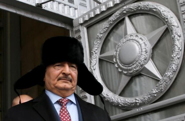 Tướng Khalifar Haftar - một nhân vật quyền lực tại Libya được Nga ủng hộ