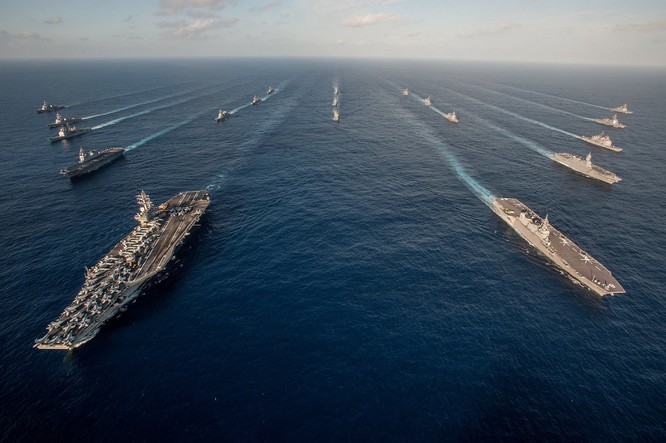 Mỹ có kế hoạch triển khia thường trực hai cụm tác chiến tàu sân bay do tình hình phức tạp ở Tây Thái Bình Dương