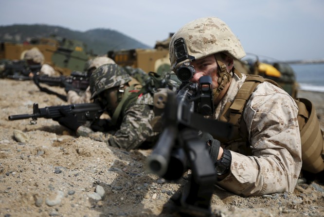 Quân đội Mỹ và Hàn Quốc thường xuyên tập trận chung