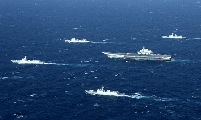 Trung Quốc thành lập cụm tác chiến tàu sân bay rập khuôn mô hình Mỹ
