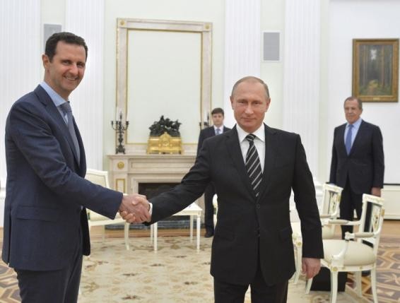 Tổng thống Putin gặp gỡ tổng thống Syria Assad