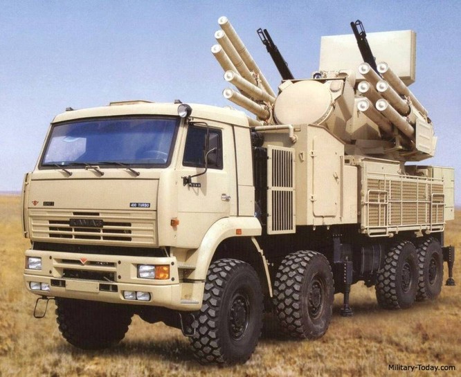 Hệ thống phòng thủ tầm gần Pantsir-S1 đã được Nga triển khai tại Syria