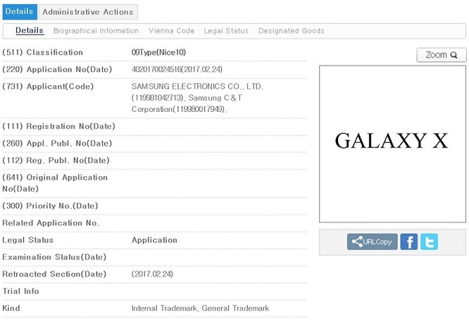 Lộ chi tiết smartphone màn hình gập Samsung Galaxy X ảnh 1