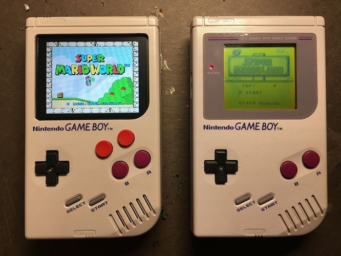 Bản độ Game Boy Nintendo màn hình màu, bốn nút, cấu hình mạnh ảnh 7