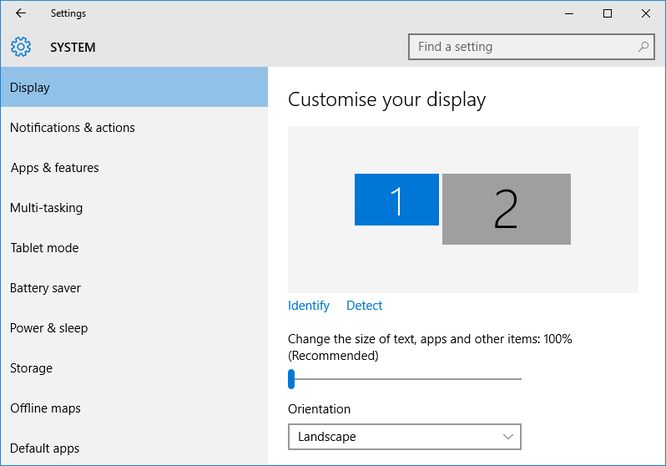Cách đặt độ phân giải Windows 10 cho các màn hình khác nhau ảnh 3