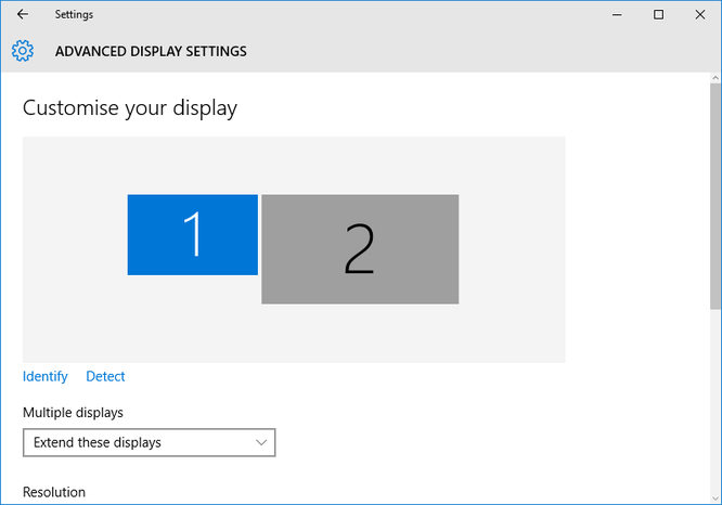 Cách đặt độ phân giải Windows 10 cho các màn hình khác nhau ảnh 5
