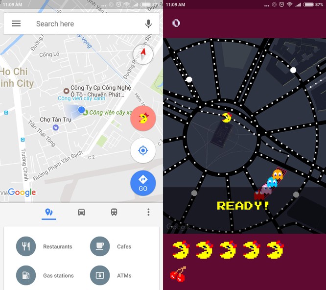 Game Quý cô Pac-Man trên Google Maps kéo dài đến ngày 4/4 ảnh 1