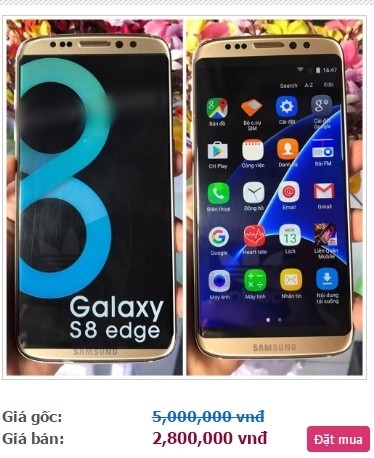 Xịn chưa bán, Galaxy S8 nhái đã tung hoành thị trường, giá khoảng 3 triệu đồng ảnh 3