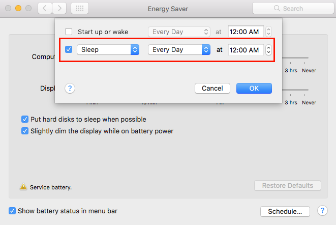 Hướng dẫn hẹn giờ tắt máy trên macOS ảnh 4