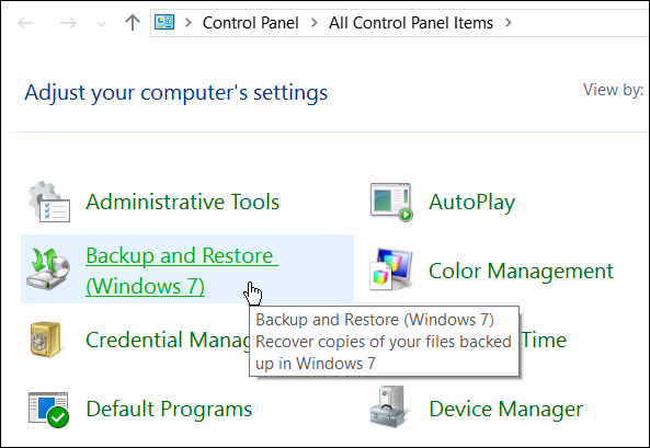 Hướng dẫn tạo bản sao lưu hệ thống trong Windows 10 ảnh 2