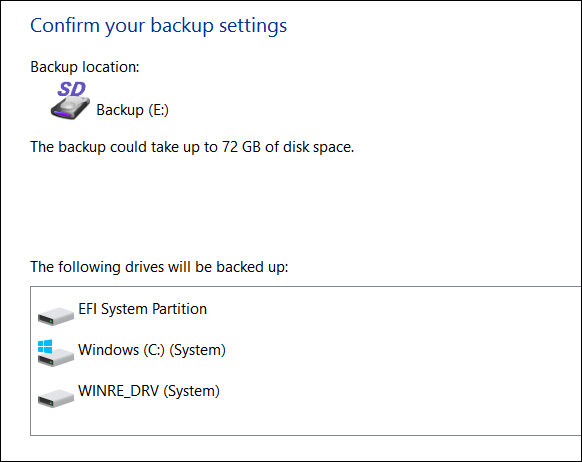 Hướng dẫn tạo bản sao lưu hệ thống trong Windows 10 ảnh 5