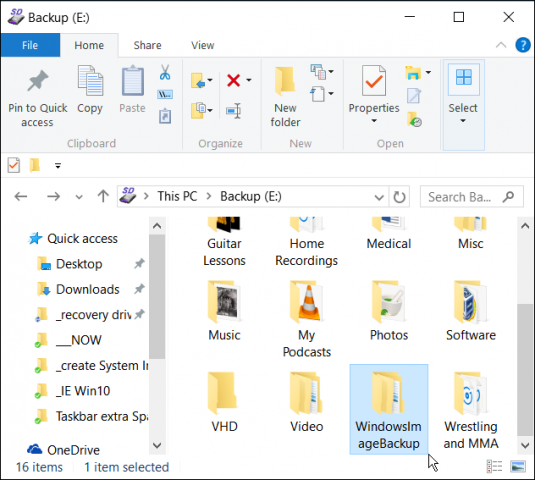 Hướng dẫn tạo bản sao lưu hệ thống trong Windows 10 ảnh 8